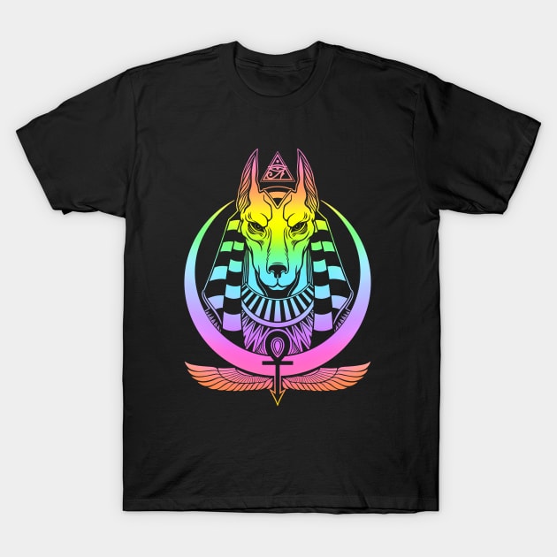 Anubis T-Shirt by OccultOmaStore